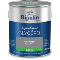 Staalgrijze glyceroftaalzuurlak RAL 7045 satijn - RIPOLIN - 2 L