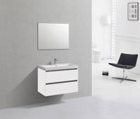 Badmeubel Trendline 80 Hoogglans Wit