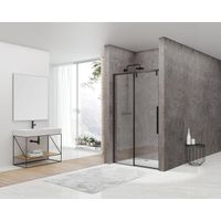 Van Rijn Products ST06 Softclose schuifdeur 8mm helderglas 178x200cm inclusief greep zwart ST06300180ZW Van Rijn Products ST06 Softclose schuifdeur 8mm helderglas 178x200cm inclusief greep zwart ST06300180ZW
