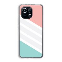 Strepen pastel: Xiaomi Mi 11 Transparant Hoesje