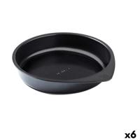 Cakevorm Pyrex Magic Zwart Metaal Cirkelvormig 20 cm 6 Stuks