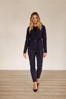 Anne bonded trousers - dark blue - 94819