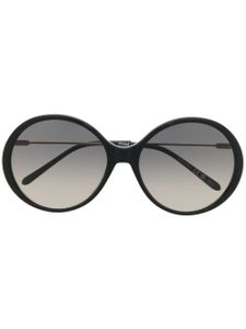 Chloé Eyewear lunettes de soleil à monture ronde - Noir