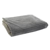Deken DKD Home Decor 150 x 200 x 2 cm Grijs Eenvoudig