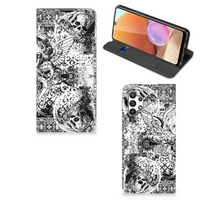 Mobiel BookCase Samsung Galaxy A32 4G | A32 5G Enterprise Editie Skulls Angel - thumbnail