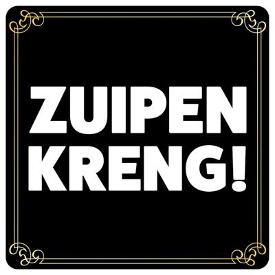 21 jaar verjaardag feestartikelen - Fun drankspel bierviltjes Zuipen kreng - 10x stuks