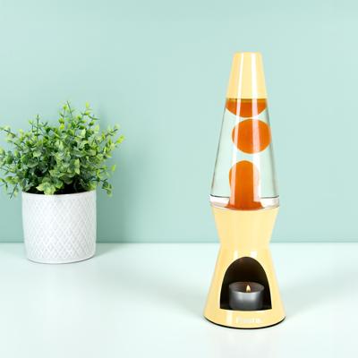 Waxinelicht Lavalamp - Geel Met Gele Lava