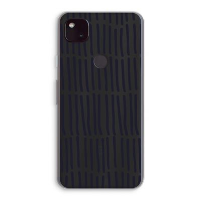 Moroccan stripes: Google Pixel 4a 5G Transparant Hoesje