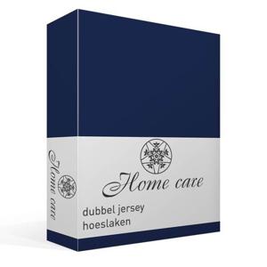 Dreamhouse Hoeslaken Dubbel Jersey - 140x200/220 - 100% Katoen - Navy