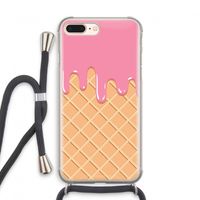 Ice cream: iPhone 7 PLUS Transparant Hoesje met koord