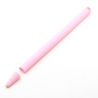 Stylus pen silica gel schokbestendige beschermhoes voor Apple pencil 2 (roze)