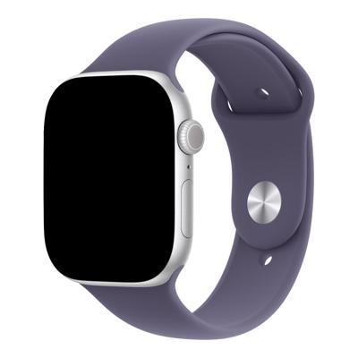 Apple Watch Bandje - Siliconen - Zachtpaars - 44, 45, 46 & 49mm - ML Apple Watch Bandje - Siliconen - Zachtpaars - 44, 45, 46 & 49mm - ML