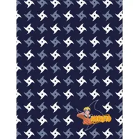 Naruto shurikens fleece plaid 180 x 200 cm - polyester