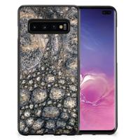 Samsung Galaxy S10+ Back Cover Krokodillenprint Samsung Galaxy S10+ Back Cover Krokodillenprint