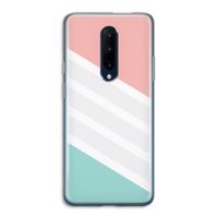 Strepen pastel: OnePlus 7 Pro Transparant Hoesje