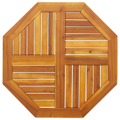 Tafelblad achthoekig 70x70x2 cm massief acaciahout