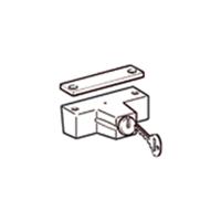 Roto draaivergrendelslot NT silver met cilinder Roto 257070