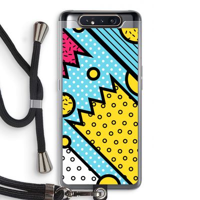 Pop Art #1: Samsung Galaxy A80 Transparant Hoesje met koord