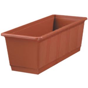 Plantenbak - terracotta - rechthoekig - 40 x 17,5 x 14,5 cm