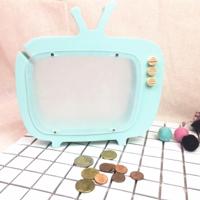 Houten TV opslag tank kinderen kamer display fotografie rekwisieten speelgoed (groen)