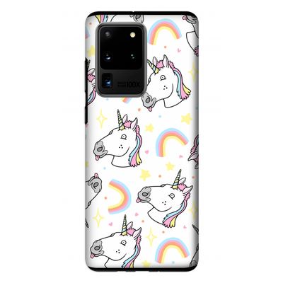 Rainbow Unicorn: Samsung Galaxy S20 Ultra Tough Case