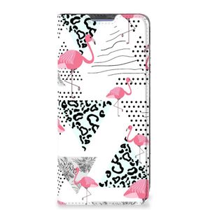 Poco X4 Pro 5G Hoesje maken Flamingo Triangle