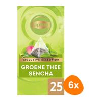 Lipton - Exclusive Selection Groene thee Sencha - 6x 25 zakjes
