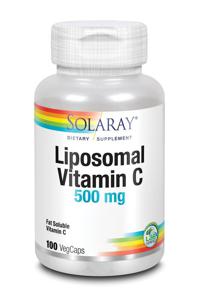 Solaray Vitamine C liposomaal 500mg (100 vega caps)