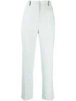 Hebe Studio pantalon à taille haute - Vert