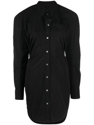 Alexander Wang robe-chemise en coton - Noir