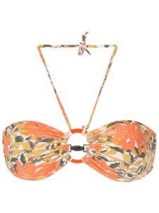 Clube Bossa haut de bikini à fleurs - Orange