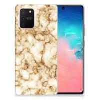 Samsung Galaxy S10 Lite | TPU | Siliconen hoesje | Marmer Goud