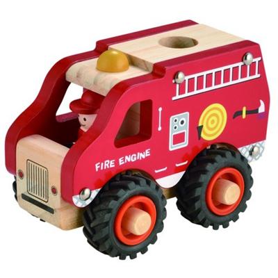 Simply For Kids houten brandweerauto