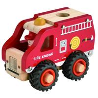 Simply For Kids houten brandweerauto