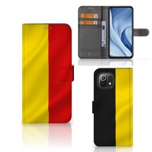 Xiaomi 11 Lite 5G NE | Mi 11 Lite Bookstyle Case Belgische Vlag