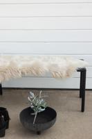 Nohr Fake Fur Alexes 180 x 55cm - Beige - thumbnail