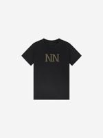 Nik&Nik winter t-shirt meisjes - zwart - Stud