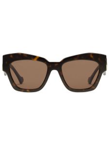 Gucci Eyewear lunettes de soleil à monture papillon - Marron