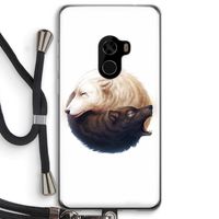 Yin Yang Wolves: Xiaomi Mi Mix 2 Transparant Hoesje met koord