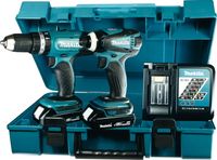 Makita DLX2020Y | 18v DHP453 accuboormachine + DTD152 slagschroefmachine  - DLX2020Y