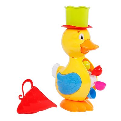 Mini Club badeend met waterrad, 28cm