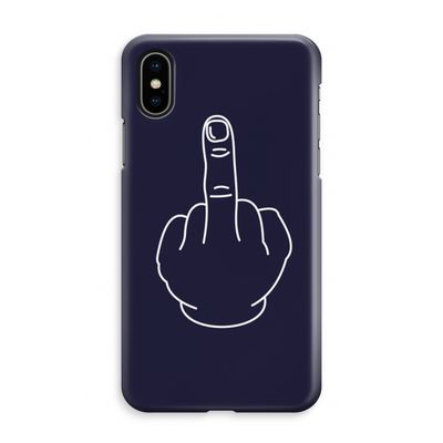 F**k U: iPhone XS Max Volledig Geprint Hoesje