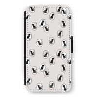 Miauw: iPhone 12 mini Flip Hoesje