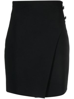 Genny jupe évasée à taille haute - Noir
