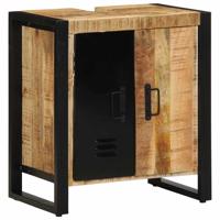 Badkamerkast met opslag Bruin 55 x 35 x 60 cm Massief mangohout