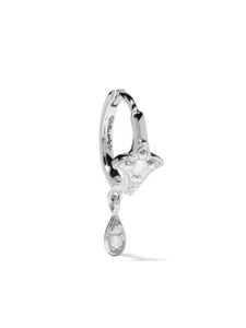 DE JAEGHER anneaux Lily Flower en or blanc 18ct ornés de diamants - Argent