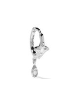 DE JAEGHER anneaux Lily Flower en or blanc 18ct ornés de diamants - Argent