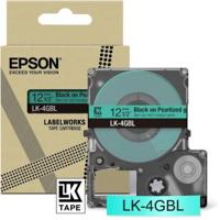 Epson LK-4GBL labelprinter-tape Zwart op groen Epson LK-4GBL labelprinter-tape Zwart op groen