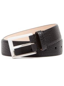 Maison Margiela ceinture en cuir à fini grainé - Noir