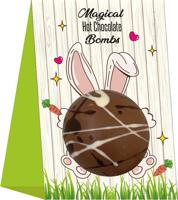 Choc & Presents chocobomb Magic Hot Chocolate met minispekjes, 45 gram
